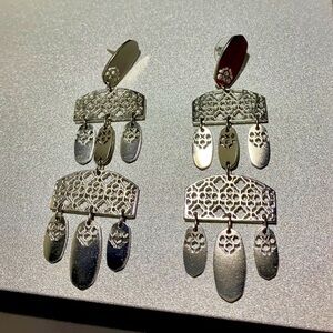 Kendra Scott Emmet Earrings - Rhod Filigree